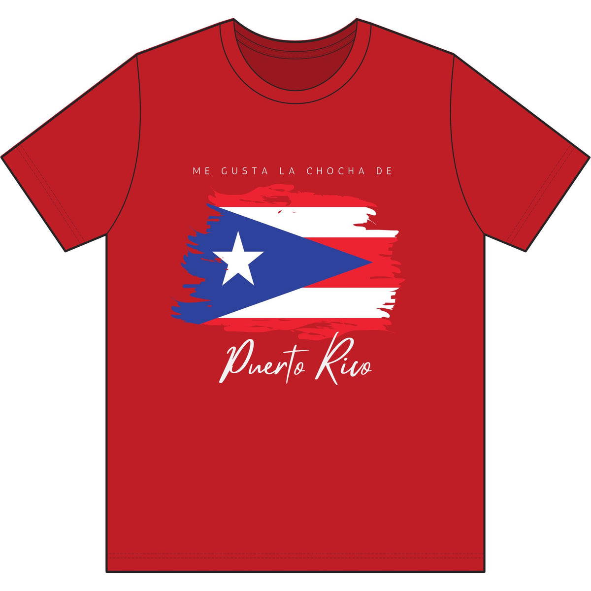 Puerto Rico Flag T-Shirt — "Me gusta la chocha de Puerto Rico" Pride Tee
