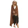 Sloth Cozy Blanket Wearable Wrap Hooded Cape Fleece Animal Hoodie TV Blanket Oversize With Sleeve