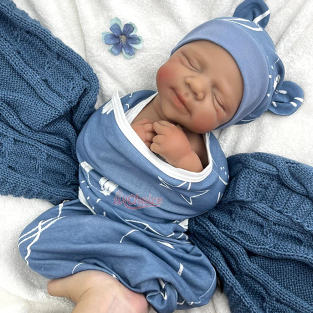 20inch Pascale with Pacifier Soft Anatomically Correct Silicone Baby Doll Lifelike Boy/girl Reborn Dolls for Anxiety Relief