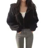 OEM/ODM Custom High Quality Women's Hoodie Breathable Anti-shrink Lined Casual Short Autumn Knitted