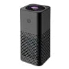 Negative Ion Air Purifier with Purple LED, Small Space Desktop Air Cleaner, Aromatherapy for Bedroom, Bathroom, Office