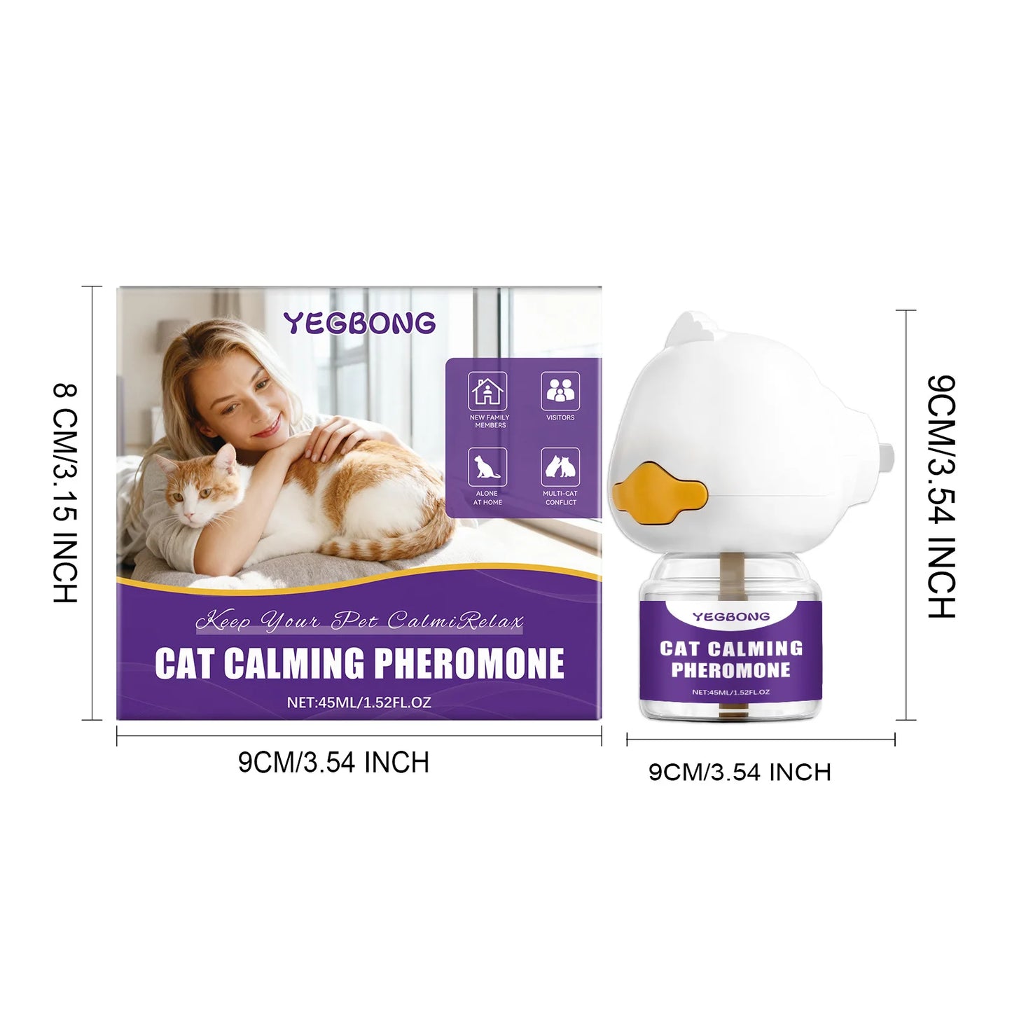 Pet Emotional Soothing Device Relieve Anxiety Reduce Scratching and Disorderly Urination Behavior Pet Interactive Nursing Device