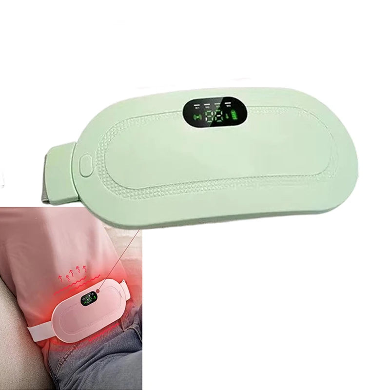 Heating Pad For Period Cramps 3-Speed Adjustment Portable Cordless Rechargeable Heating Pad For Menstrual Pain Relief Electric