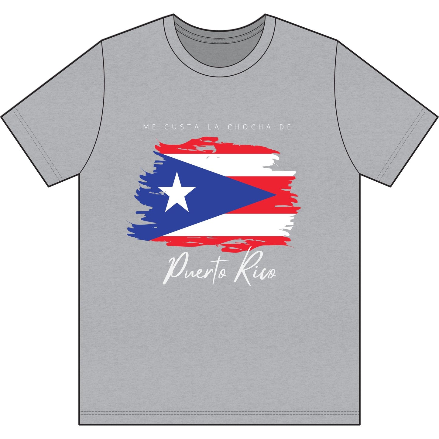 Puerto Rico Flag T-Shirt — "Me gusta la chocha de Puerto Rico" Pride Tee