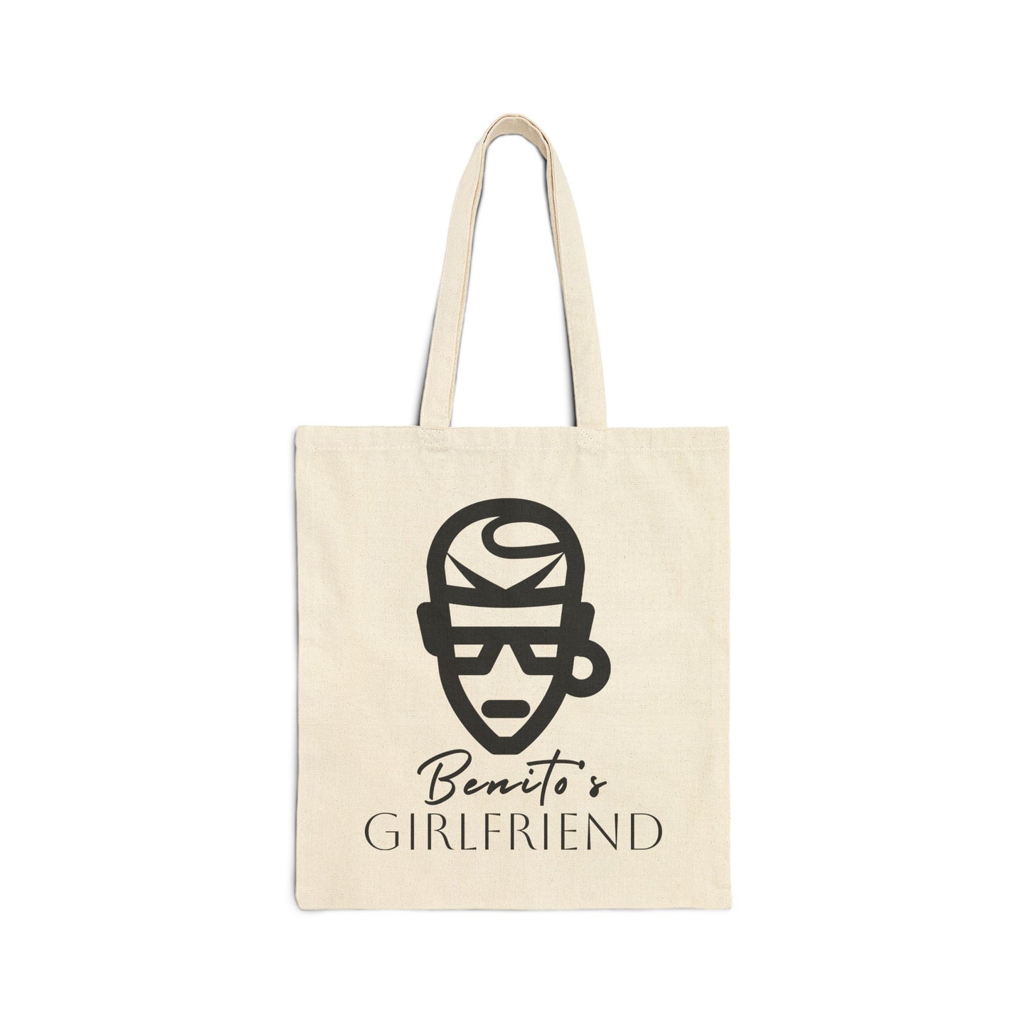 Copy of Tote Bag — "Benito's Girlfriend" Minimal Portrait Cotton Canvas Tote