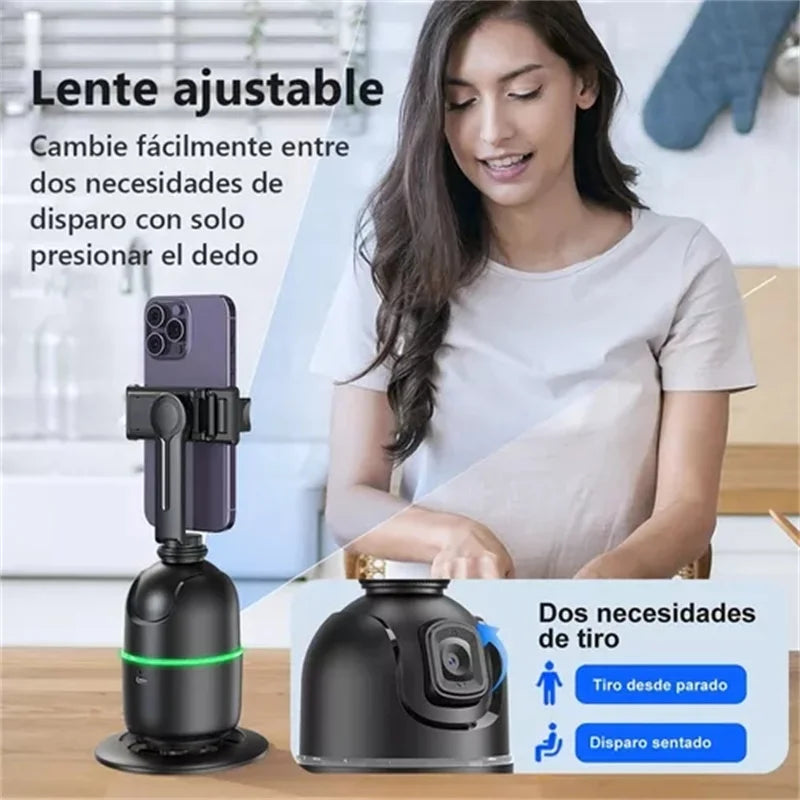 selfie stick Stabilizer 360°Auto Face Tracking AI Gimbal All-in-one Desktop Phone Holder Tripod For Smartphone Video Vlog Live