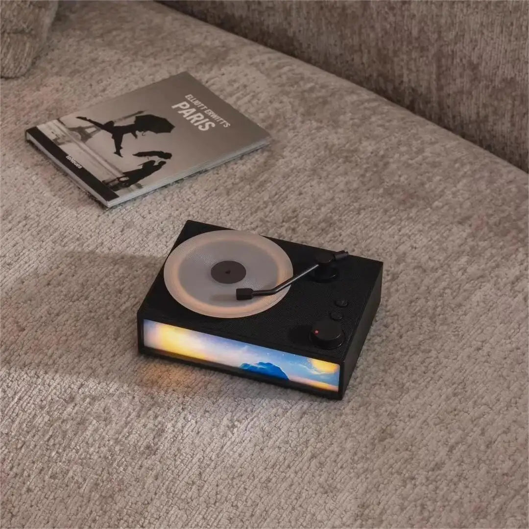 New Vinyl Record Speaker BT Speakers Aromatherapy Lamp Creative Bed Lamp Night Light