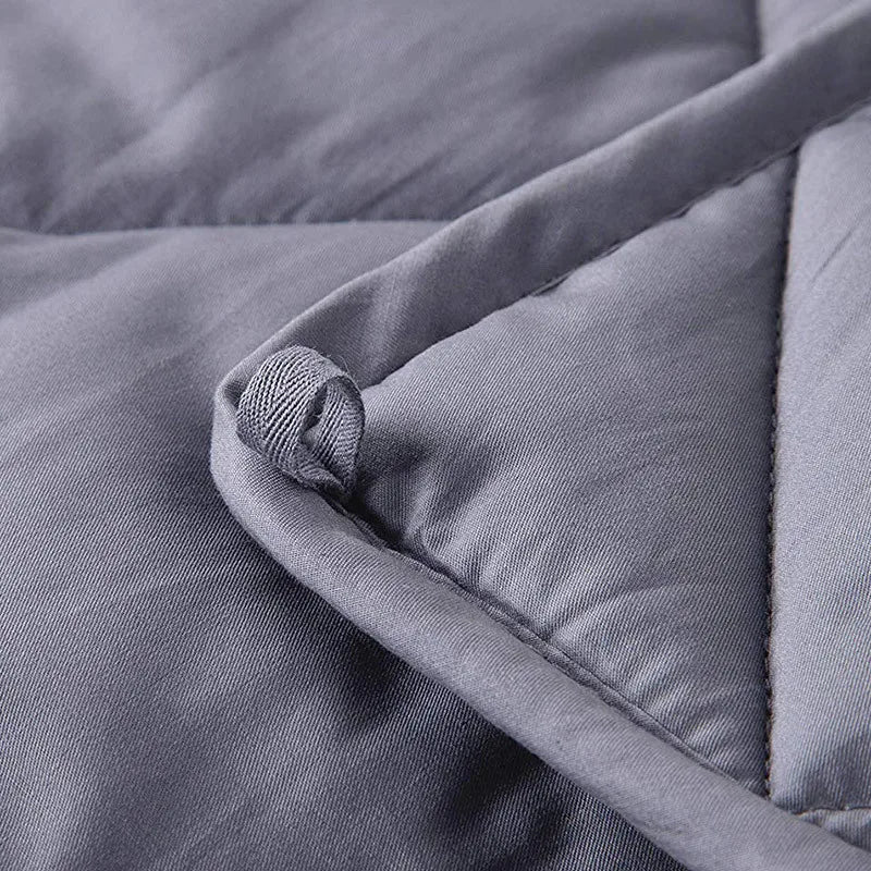 Super Soft 100% Cotton Breathable and  Washable Autism Weighted Blanket Glass Beads for Weighted Blankets