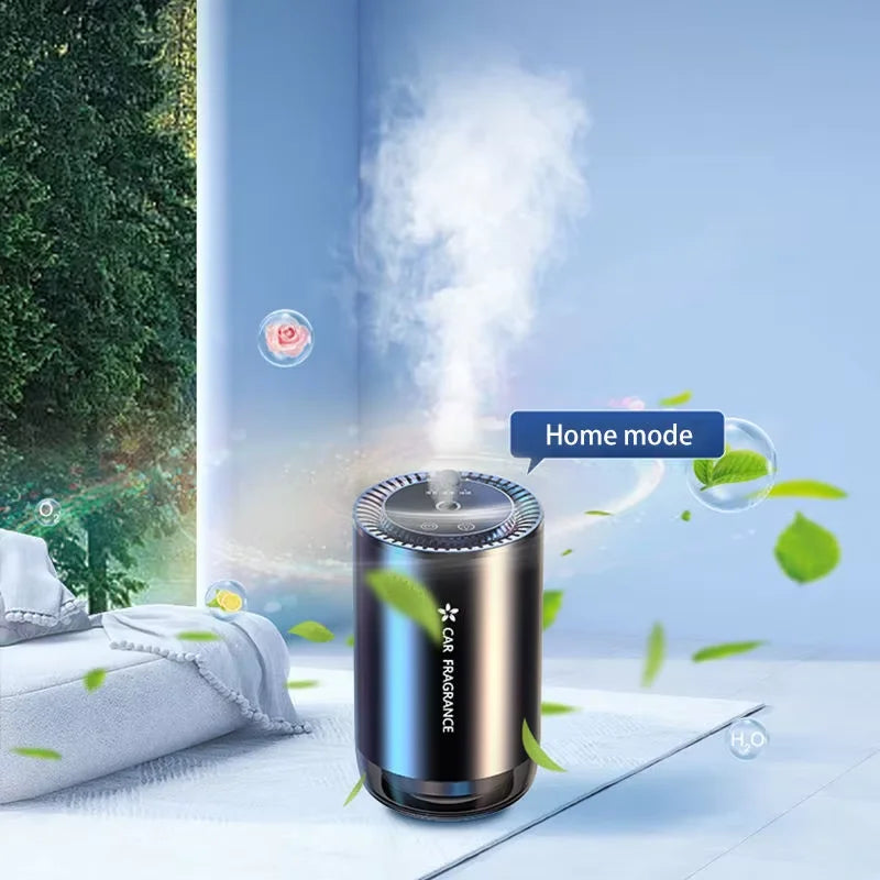 Car Aromatherapy Automatic Spray to Remove Odor Aluminum Alloy Colorful Atmosphere Light Starry Sky Roof Car Aromatherapy