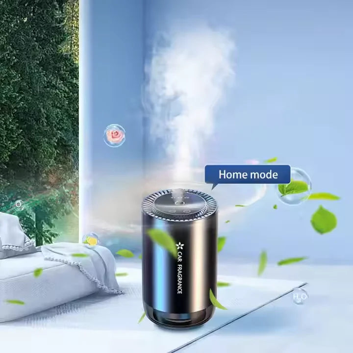 Car Aromatherapy Automatic Spray to Remove Odor Aluminum Alloy Colorful Atmosphere Light Starry Sky Roof Car Aromatherapy