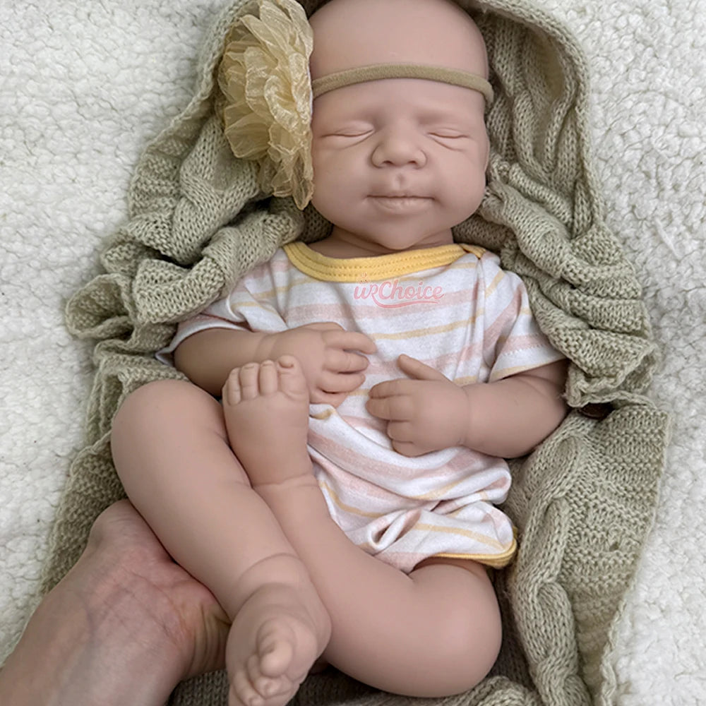 20inch Pascale with Pacifier Soft Anatomically Correct Silicone Baby Doll Lifelike Boy/girl Reborn Dolls for Anxiety Relief