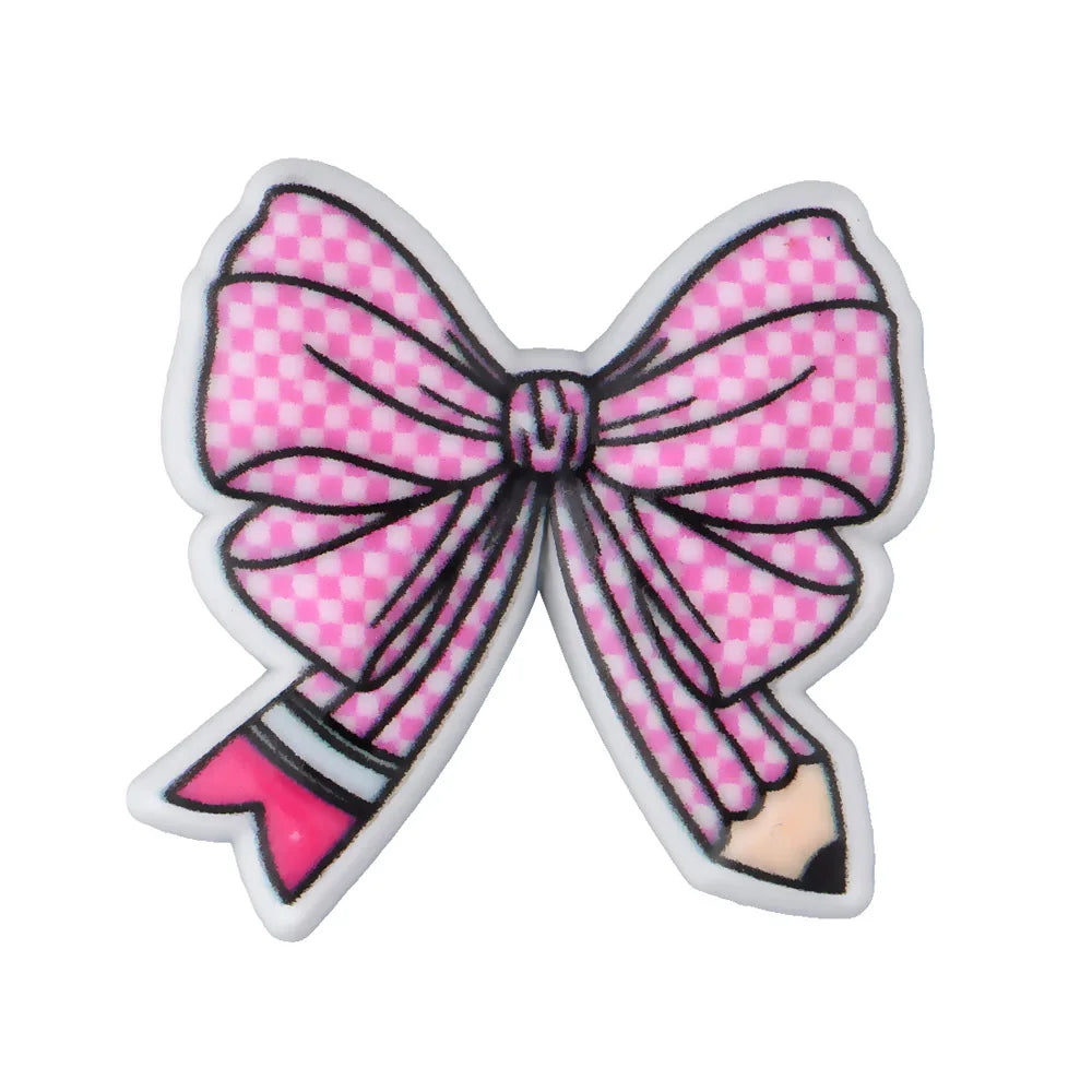 New Arrival Custom PVC Shoe Charms 3D UV Printing Flower Butterfly Design for Autism Beach Sandals Clogs Decoration Wholesale