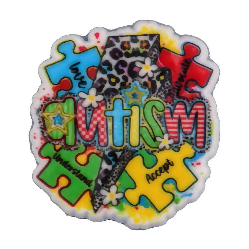 New Arrival Custom PVC Shoe Charms 3D UV Printing Flower Butterfly Design for Autism Beach Sandals Clogs Decoration Wholesale