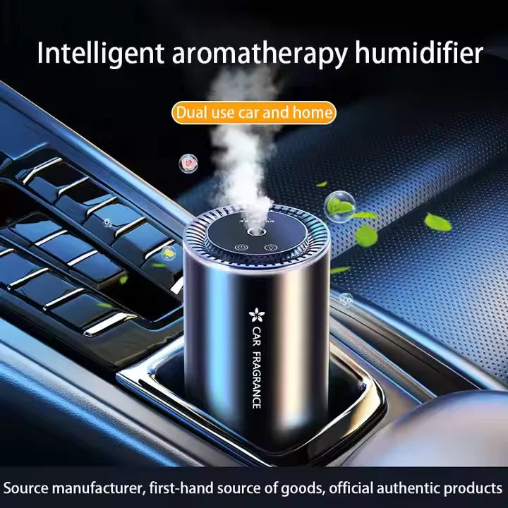 Car Aromatherapy Automatic Spray to Remove Odor Aluminum Alloy Colorful Atmosphere Light Starry Sky Roof Car Aromatherapy