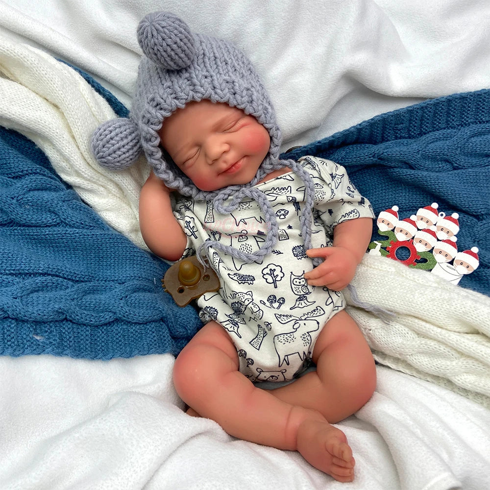 20inch Ultra Soft Anatomically Correct Silicone Baby Doll Lifelike Boy/girl Pascale Open Mouth Reborn Dolls for Anxiety Relief