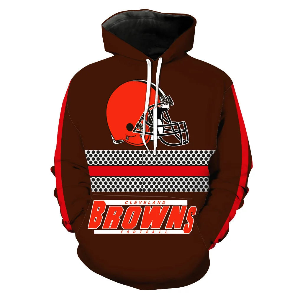 New Fashion 3D Classic Printing Hoodies Adolescent Pullover Men's Long Sleeve Tracksuit American Rugby Team Hoodies