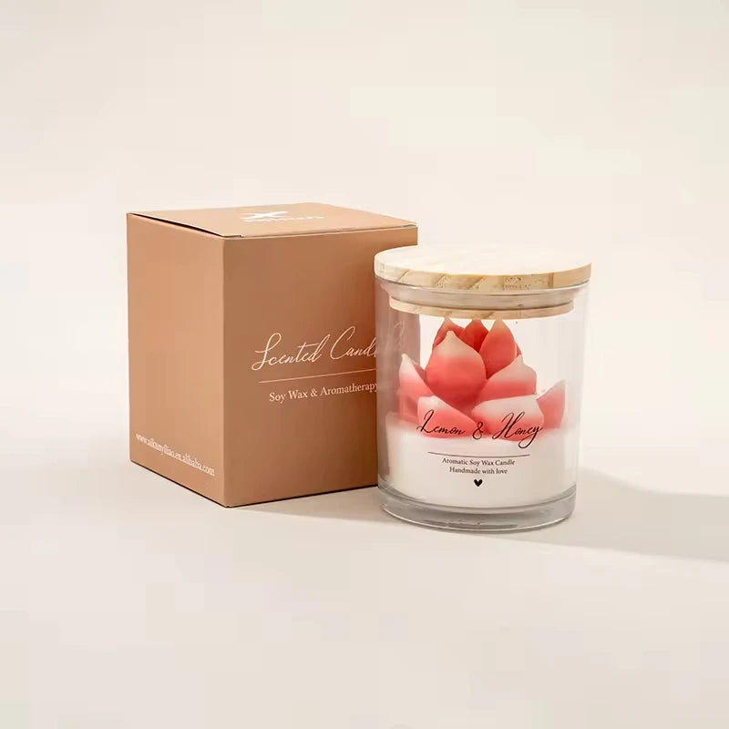 Aikun Premium Gift Box Private Label Aromatherapy Candle Bedroom Calm Relax Atmosphere Scented Candle