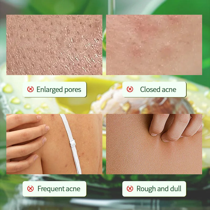 Korean Skin Care Collagen Avocado Salt Scrub OEM ODM Deep Cleaning Exfoliating Moisturizing Essential Oil Scent Aromatherapy Hot