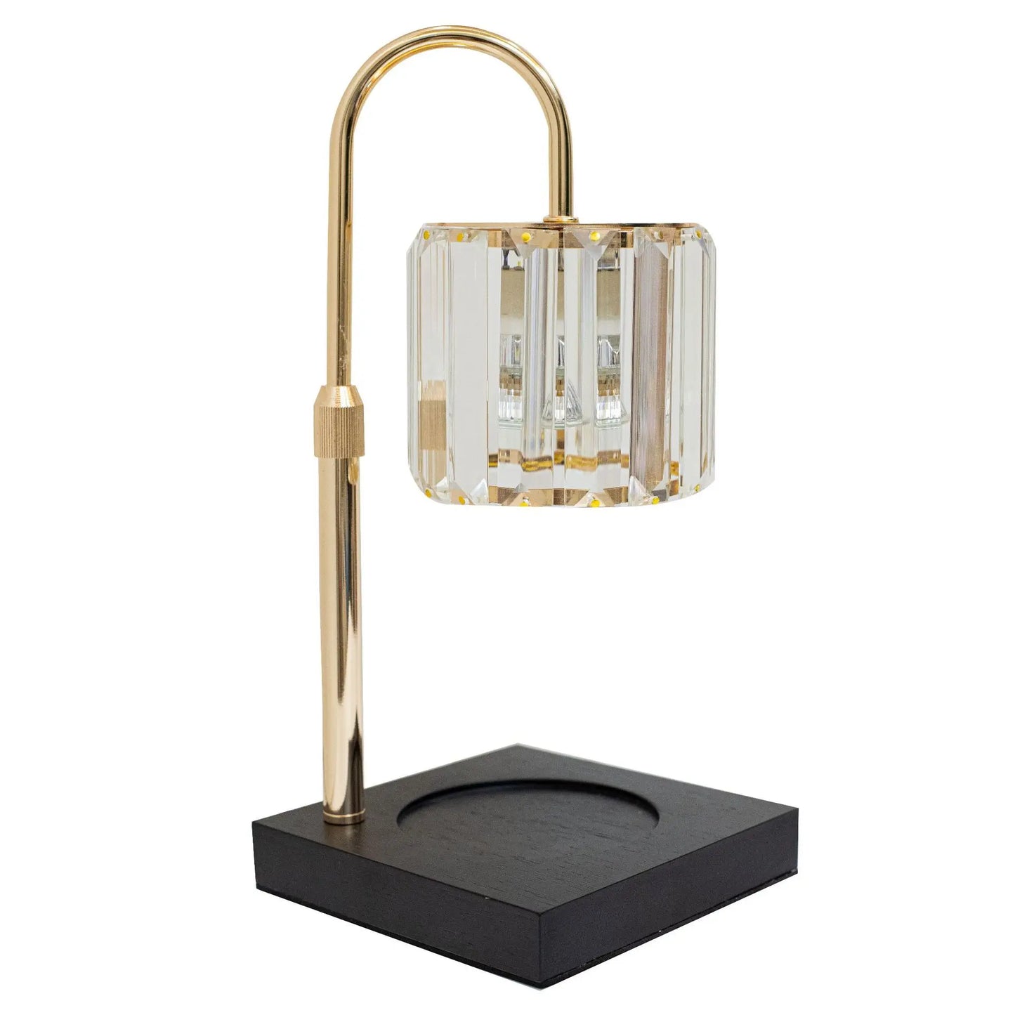 Adjustable-height Flameless Aromatherapy Lamp with Timer, Crystal Wax Melter and Night Light