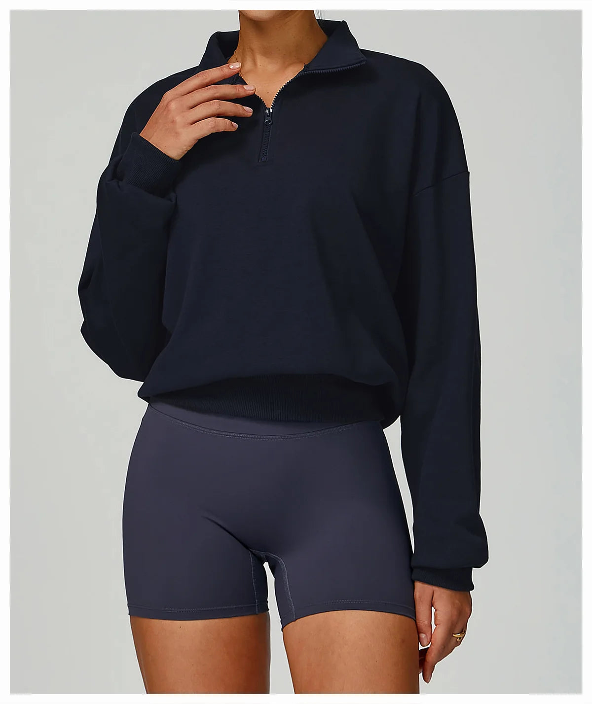 Autumn And Winter Zipper Hoodie Casual Loose Windproof Warm Versatile Hoodie Women's Running And Fitness Sportswear