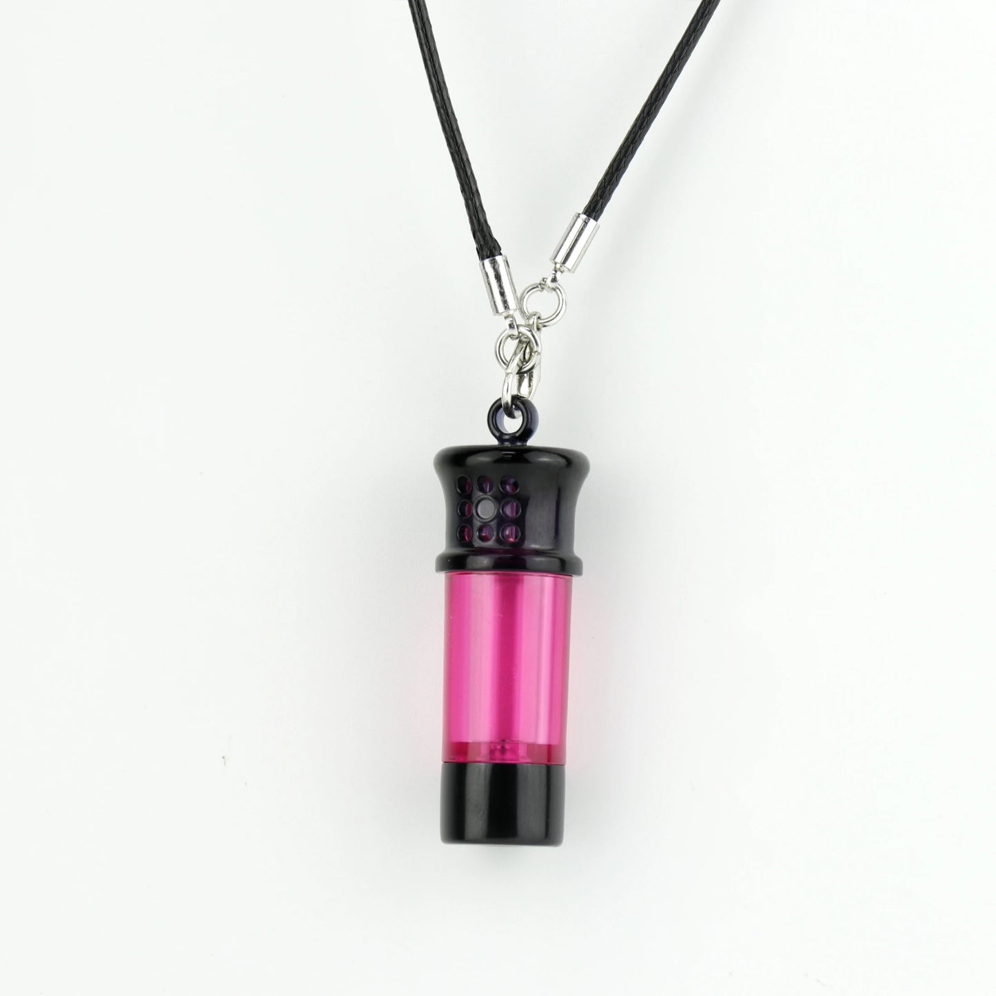 Newest Patent 1ML Fragrance Refillable Necklace Diffuser Perfume Keychain Aroma Bottle  Bottom Filling Aromatherapy Bottle