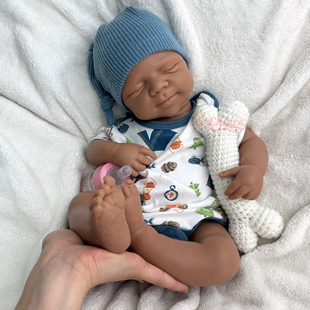 20inch Ultra Soft Anatomically Correct Silicone Baby Doll Lifelike Boy/girl Pascale Open Mouth Reborn Dolls for Anxiety Relief