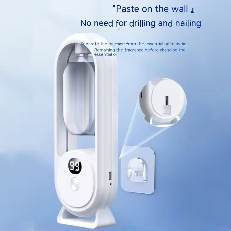 Digital Display Home Perfume Machine With Automatic Aromatherapy and Ambient Lighting Hotel Diffuser