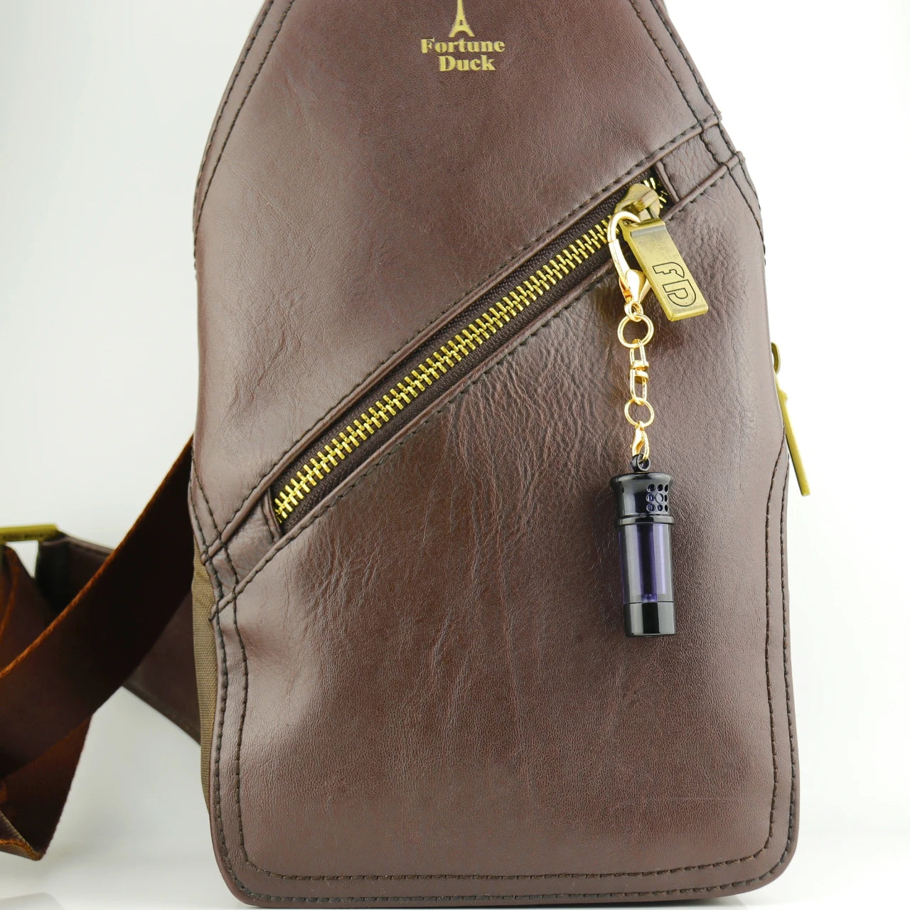 Newest Patent 1ML Fragrance Refillable Necklace Diffuser Perfume Keychain Aroma Bottle  Bottom Filling Aromatherapy Bottle