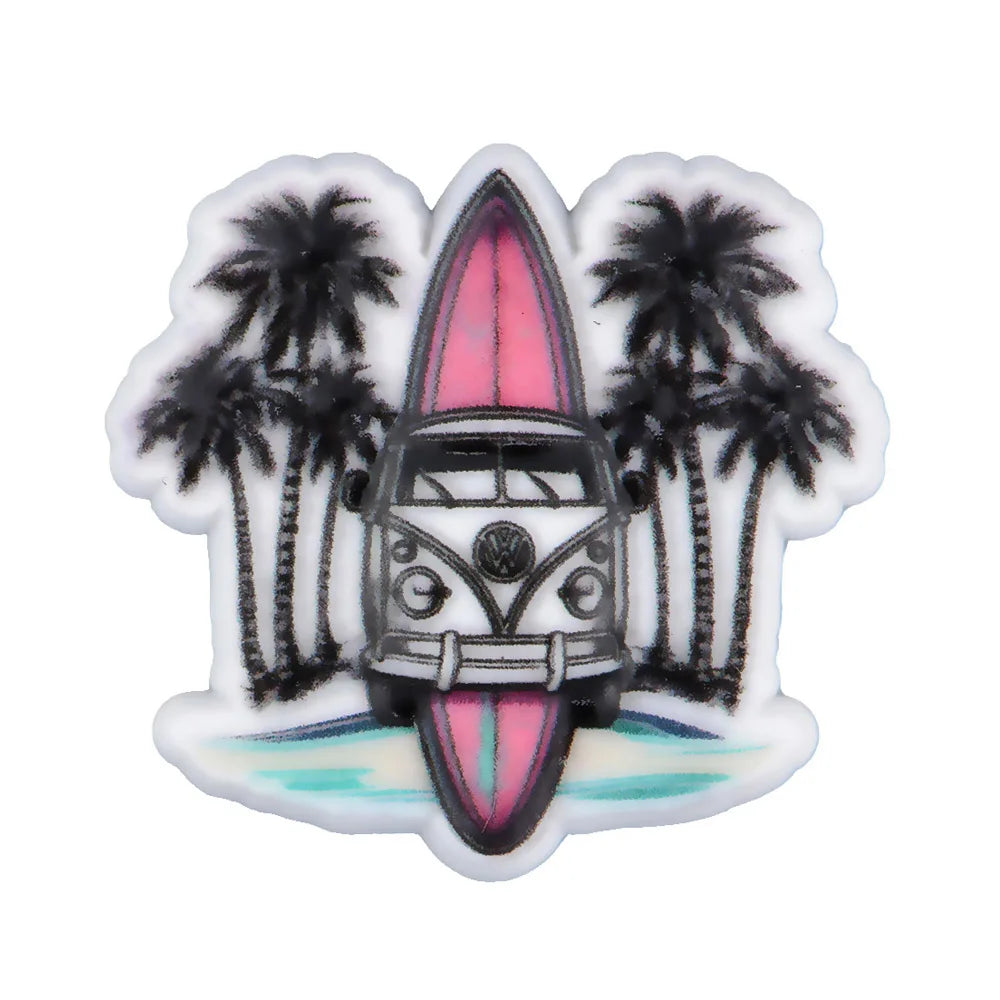 New Arrival Custom PVC Shoe Charms 3D UV Printing Flower Butterfly Design for Autism Beach Sandals Clogs Decoration Wholesale