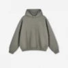 Winter Clean Fit Heavy Weight Custom logo Men's 360gsm 610 Gsm Fleece Cotton Boxy Fit Hoodie