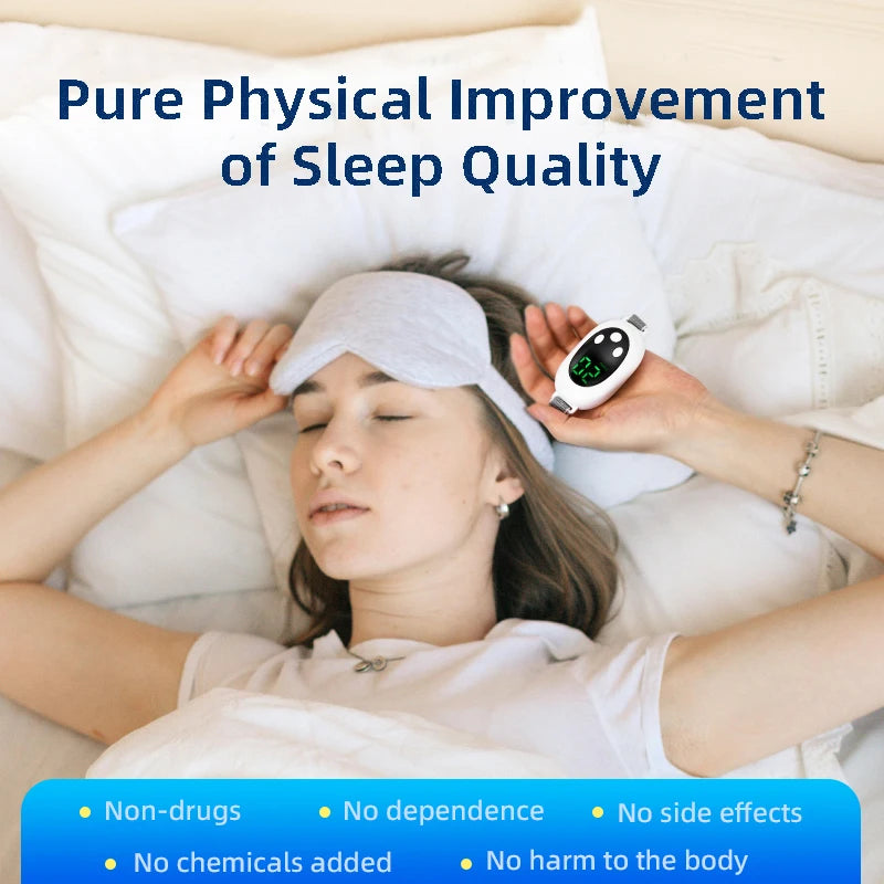 New Lightweight Sleep Instrument Anxiety Device Portable Rechargeable Sleep Aid Device for Anxiety and Insomnia Relief
