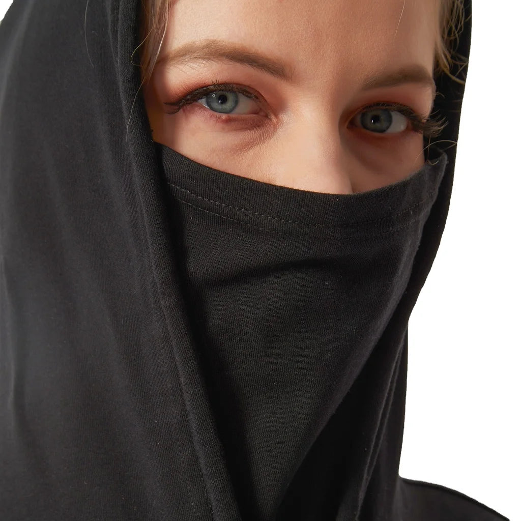 Silver Fiber EMF Protection Hoodie - Anti-Radiation Lined Pullover for Comprehensive Body Shielding