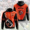 New Fashion America Hot Sale USA  Football Team Sports Hoodies 3D Print Customize Polyester Man Sports Sweatshirts Team Hoodies