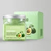 Korean Skin Care Collagen Avocado Salt Scrub OEM ODM Deep Cleaning Exfoliating Moisturizing Essential Oil Scent Aromatherapy Hot