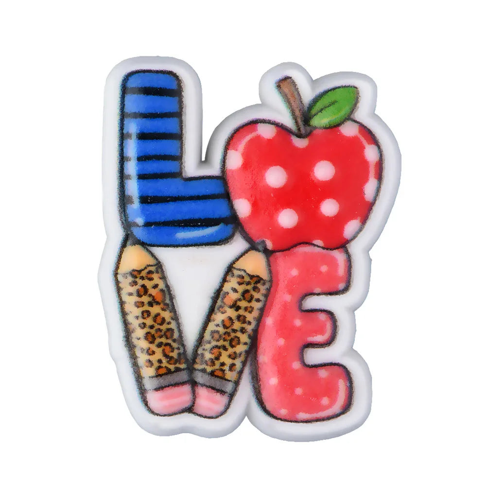 New Arrival Custom PVC Shoe Charms 3D UV Printing Flower Butterfly Design for Autism Beach Sandals Clogs Decoration Wholesale
