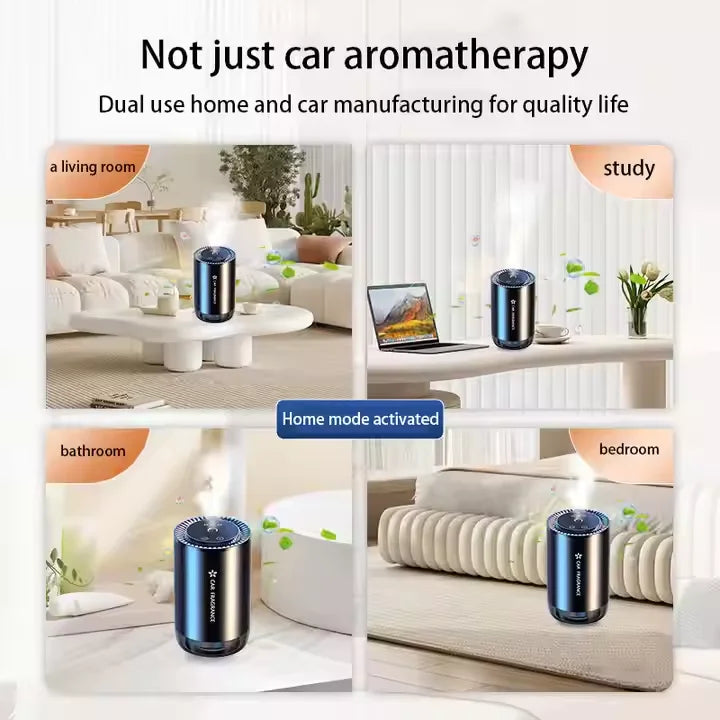 Car Aromatherapy Automatic Spray to Remove Odor Aluminum Alloy Colorful Atmosphere Light Starry Sky Roof Car Aromatherapy