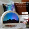 2026 Newest Portable USB Plastic Aroma Diffuser Flame Humidifier 3D Fire Ultrasonic Remote Control Aromatherapy for Household