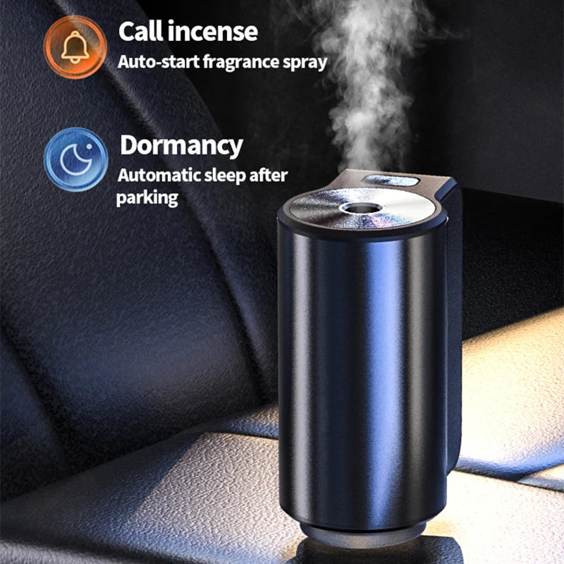 Portable 10ml Ultrasonic Aroma Diffuser Rechargeable Car Vent Air Diffuser Clip Waterless Mini Essential Aromatherapy Diffuser