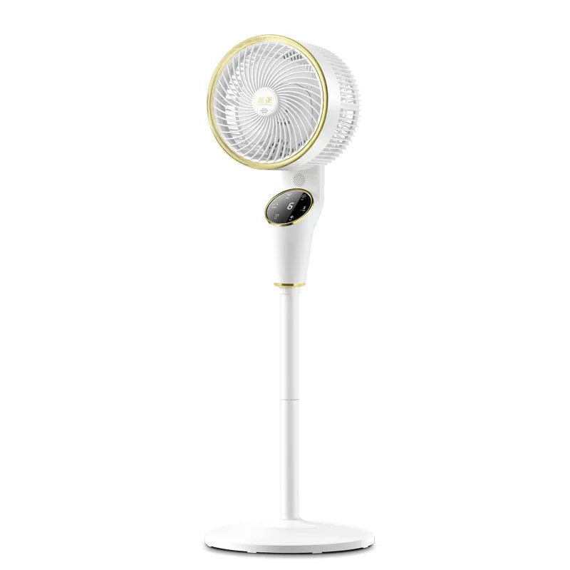 Jinzheng Intelligent Voice Remote Control Electric Fan Household Aromatherapy Negative Ion Floor Fan Air Circulation Plastic