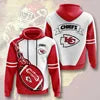 New Fashion America Hot Sale USA  Football Team Sports Hoodies 3D Print Customize Polyester Man Sports Sweatshirts Team Hoodies