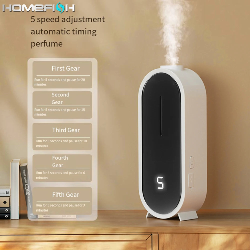 Fully Automatic Aromatherapy and Fragrance Machine  Traceless Wall Mounted Desktop Hotel Home Fragrance Odor Removal