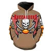 New Fashion 3D Classic Printing Hoodies Adolescent Pullover Men's Long Sleeve Tracksuit American Rugby Team Hoodies