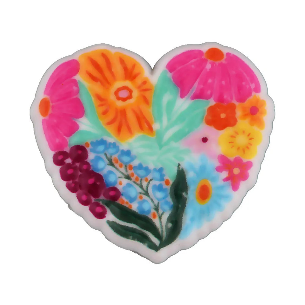New Arrival Custom PVC Shoe Charms 3D UV Printing Flower Butterfly Design for Autism Beach Sandals Clogs Decoration Wholesale