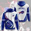 New Fashion America Hot Sale USA  Football Team Sports Hoodies 3D Print Customize Polyester Man Sports Sweatshirts Team Hoodies