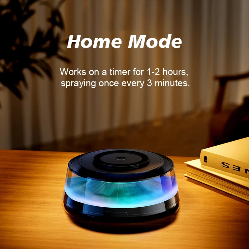 New Version Aromatherapy with Speaker US Patent Colorful Atmosphere Light Car Air Aroma Diffuser Essential Oil RGB Cloudy LED