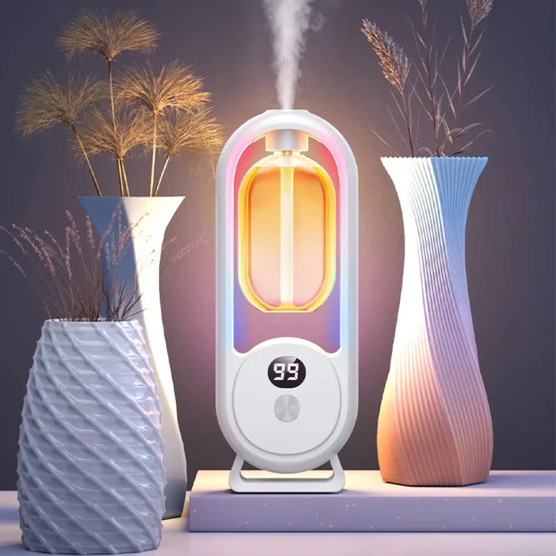 Digital Display Home Perfume Machine With Automatic Aromatherapy and Ambient Lighting Hotel Diffuser