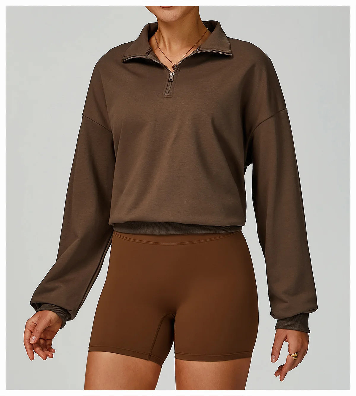 Autumn And Winter Zipper Hoodie Casual Loose Windproof Warm Versatile Hoodie Women's Running And Fitness Sportswear