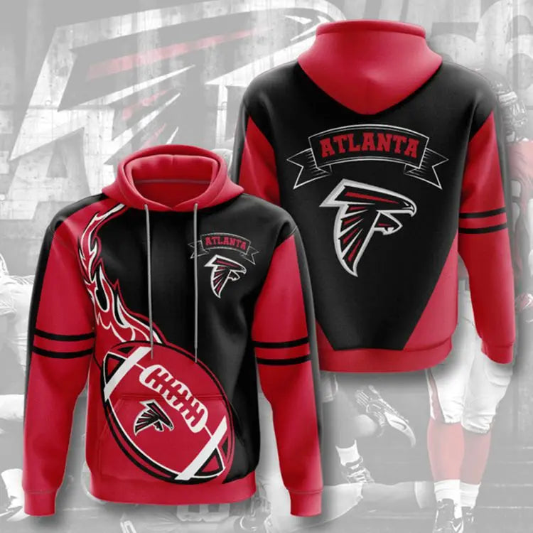 New Fashion America Hot Sale USA  Football Team Sports Hoodies 3D Print Customize Polyester Man Sports Sweatshirts Team Hoodies