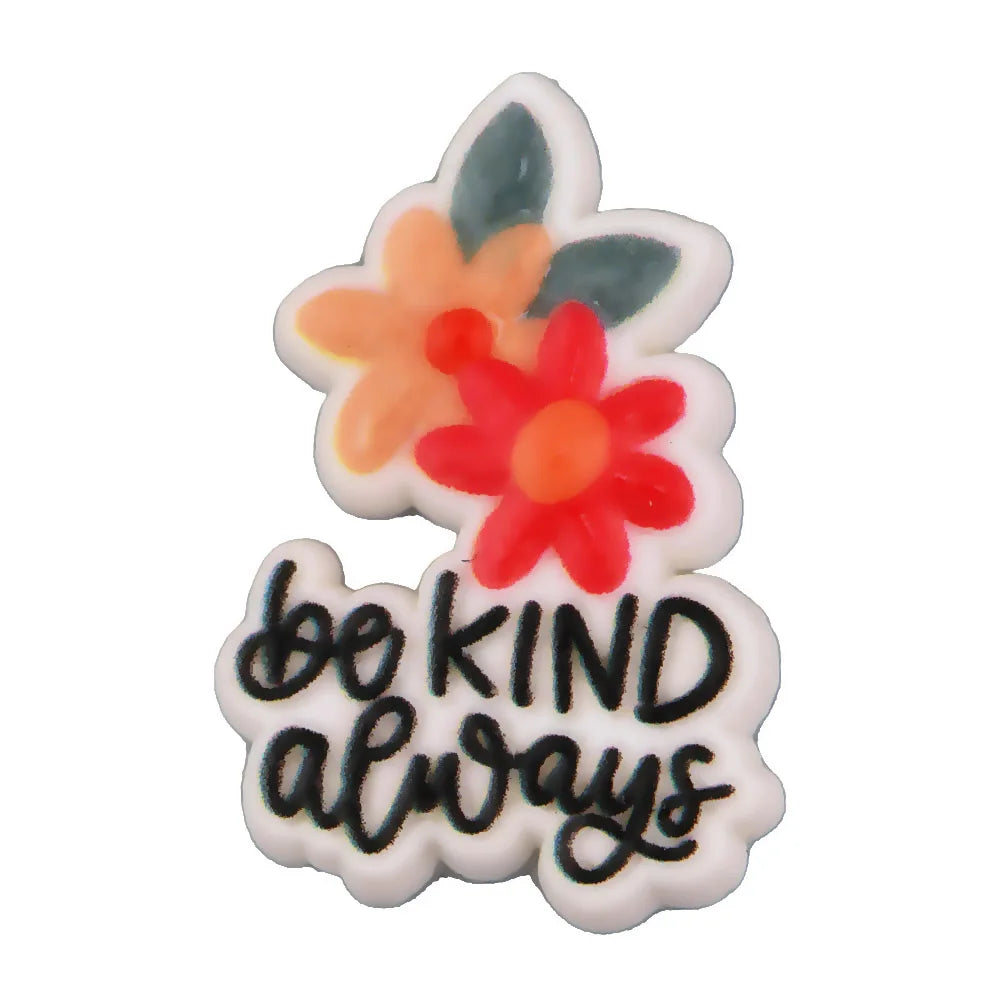 New Arrival Custom PVC Shoe Charms 3D UV Printing Flower Butterfly Design for Autism Beach Sandals Clogs Decoration Wholesale