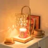 Adjustable-height Flameless Aromatherapy Lamp with Timer, Crystal Wax Melter and Night Light